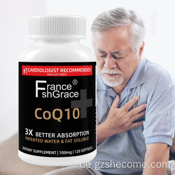 CoQ10 100 mg Softgels 3x bessere Absorption CoQ10 Softgels